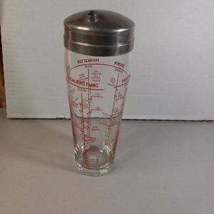 Vintage Art Deco Cocktail Shaker Barware Cottagecore Grandmacore